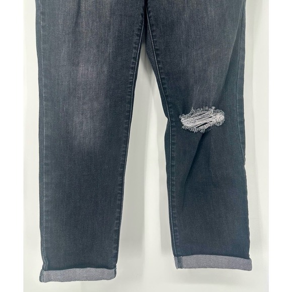 Hudson Natalie Distressed Slim Fit Boyfriend Jeans size 29 black - Picture 5 of 10